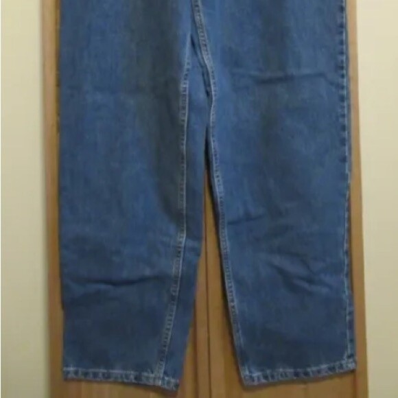NWT Mens Levis 570 Red Tab Baggy Leg Blue Jeans Size 34x34 34/34 Levi's vintage - Picture 6 of 11